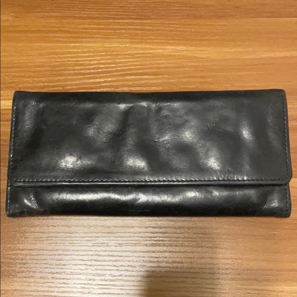 Black hobo wallet